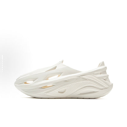 BADFIVE dunker croc Pure White