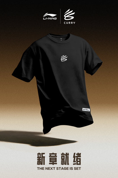 Li-Ning x Curry Brand Co-Logo Tee "Black"