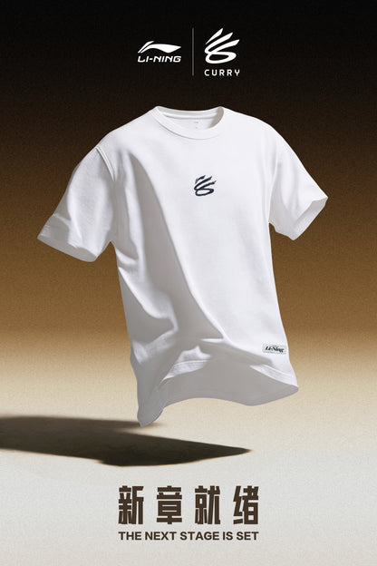 Li-Ning x Curry Brand Co-Logo Tee "White"