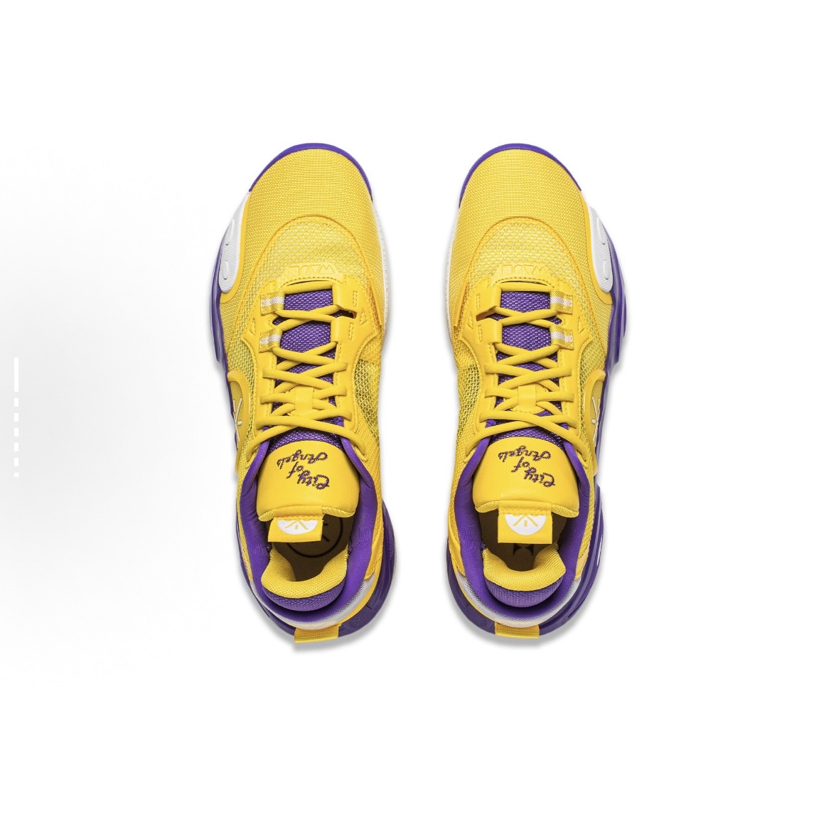 Wade all city 12バスケットボールシューズ イエロー/パープル LI-NING Wade All City 12 “City of Angels” – Apexkicks