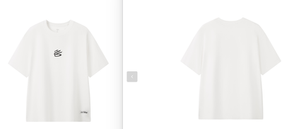 Li-Ning x Curry Brand Co-Logo Tee "White"